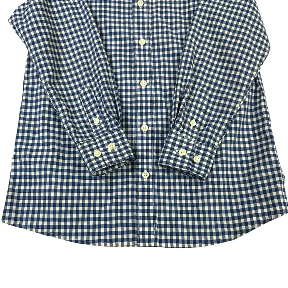 Nordstrom Boy’s Blue Gingham Button Down Shirt